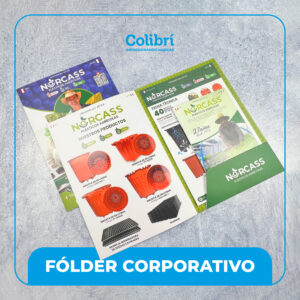 IMPRESIÓN-OFFSET-FOLDER CORPORATIVO A4 DISTINTOS ACABADOS SECTORIZADO UV Y BARNIZ