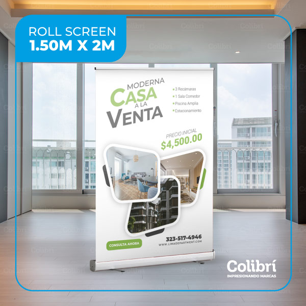 Banner Roll Screen