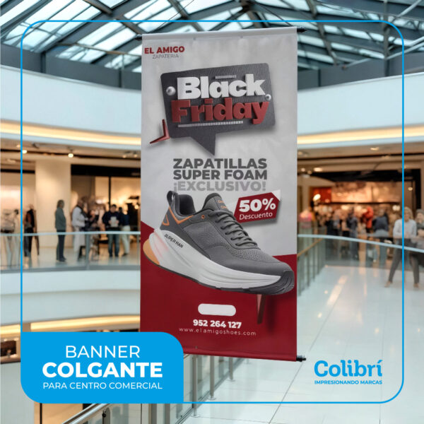 Banner Colgante para Centro Comercial