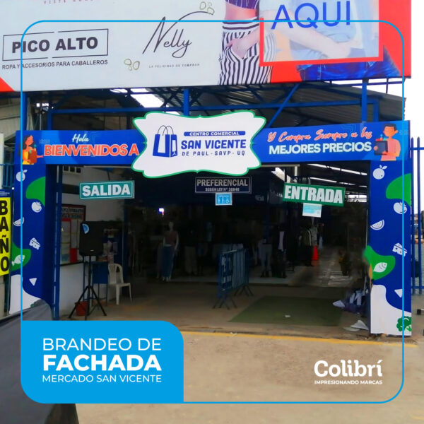 VINIL EXTERIOR DE ENTRADA, ARCO BRANDEADO