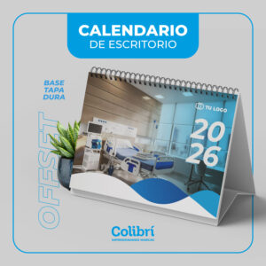 Calendario de Escritorio Base Tapa Dura