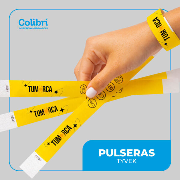 Pulseras Tyvek