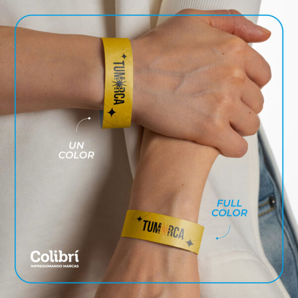 Pulseras Tyvek